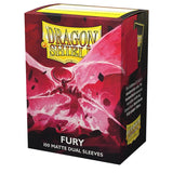 Dragon Shield Dual Matte Sleeves Fury Alaric, Crimson King (100 Sleeves) - Pokecard Store
