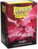 Dragon Shield Dual Matte Sleeves Fury Alaric, Crimson King (100 Sleeves) - Pokecard Store