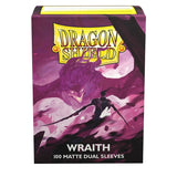 Dragon Shield Dual Matte Sleeves Wraith Alaric Chaos Wraith (100 Sleeves) - Pokecard Store