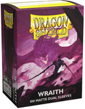 Dragon Shield Dual Matte Sleeves Wraith Alaric Chaos Wraith (100 Sleeves) - Pokecard Store