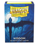 Dragon Shield Standard size Matte Dual Sleeves Wisdom (100 Sleeves) - Pokecard Store