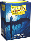 Dragon Shield Standard size Matte Dual Sleeves Wisdom (100 Sleeves) - Pokecard Store