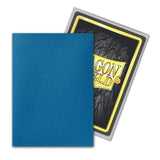 Dragon Shield Standard Matte Dual Sleeves Cobalt & Silver (100 Sleeves) - Pokecard Store