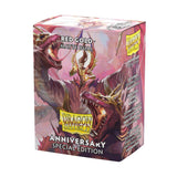 Dragon Shield Standard Matte Dual Sleeves Pomegranate & Gold (100 Sleeves) - Pokecard Store