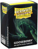 Dragon Shield Sleeves Standard size Matte Dual Gooseberry (100 Sleeves) - Pokecard Store