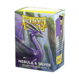 Dragon Shield Standard size Matte Dual Nebula & Silver (100 Sleeves) - Pokecard Store