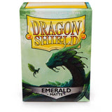 Dragon Shield Matte Sleeves Emerald (100 Sleeves) - Pokecard Store