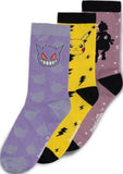 Pokémon Socken 3er-Pack Crew (Unisex) 39-42 - Pokecard Store
