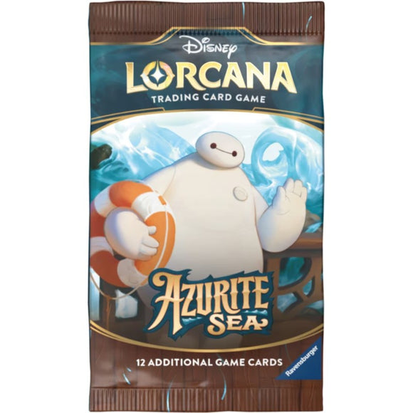 Disney Lorcana Azurite Sea Booster Pack (EN) - Pokecard Store