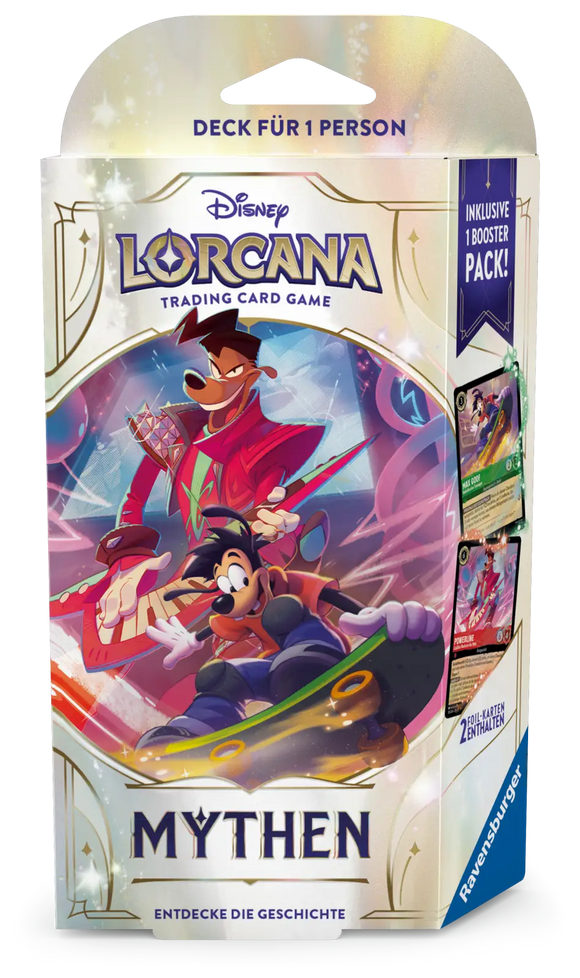 Disney Lorcana TCG Mythen (Set 9) Smaragd/Rubin Starter Deck (DE) - Pokecard Store