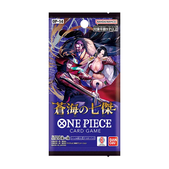 One Piece The Azure Sea's Seven (OP-14) Booster Pack (JP) - Pokecard Store