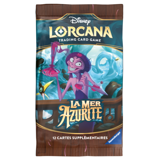 Disney Lorcana La Mer Azurite Booster Pack (FR) - Pokecard Store