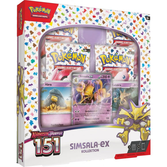 Pokemon 151 Simsala ex Box (DE)