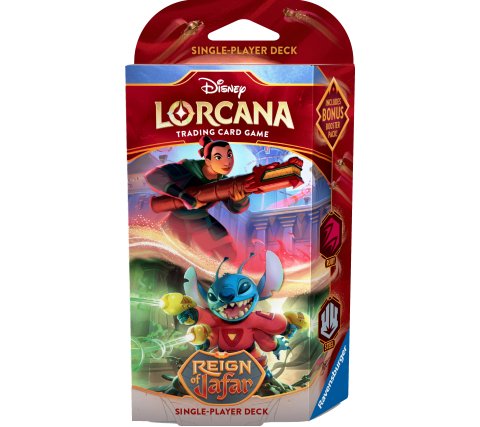 Disney Lorcana TCG Reign of Jafar (Set 8) Mulan/Stitch Starter Deck (EN) - Pokecard Store