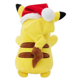 Pokémon Plüschfigur Winter Pikachu mit Weihnachtsmütze 20 cm - Pokecard Store