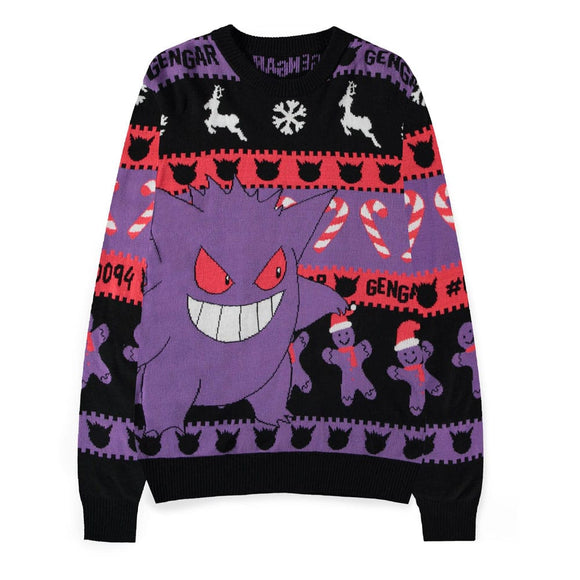 Pokémon Christmas Pullover Gengar Unisex (Grösse S) - Pokecard Store