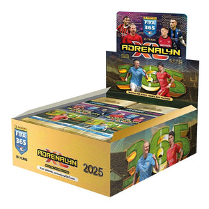 Panini FIFA 365 Adrenalyn XL 2025 Trading Cards Fat Packs Display - Pokecard Store