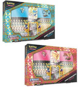 Pokemon Crown Zenith Shiny Zacian & Zamazenta Premium Figure Collection Set (EN)